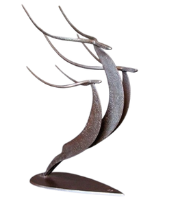 European Style Metal Tabletop Ornament Minimalist <b>Art</b> Metal Home Decorative Tabletop Sculpture - Product Image 3