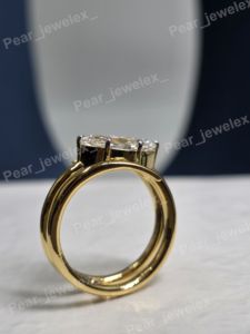 <b>Iced</b> Out Marquise Cut Moissanite Diamond <b>Ring</b> 925 Sterling Silver Luxury Statement <b>Ring</b> For Women Wear - Product Image 5