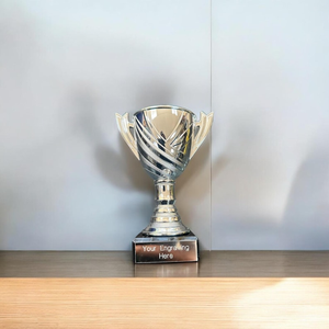 Gold Silver Bronze Plated <b>Trophy</b> Awards <b>Engraved</b> Personalised Sports Cup Prize for Games and Competitions - Product Image 2