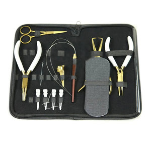 Kit de Accesorios para Extensiones de Cabello Premium, Juego Completo de Herramientas para Peinado y Aplicación de Extensiones, Calidad Profesional de Salón - Product Image 1