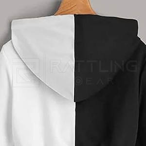 Meilleures ventes Haut court d'hiver pour femmes Sweats à capuche Vêtements doublés durables tricotés à la mode pour l'extérieur Court avec logo avant - Product Image 6