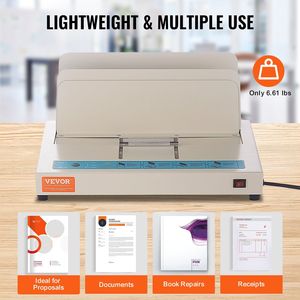 Máquina de encuadernación térmica de 500 hojas Carpeta de libros 50mm Espesor de encuadernación A3/borde corto/A4/A5 Detección Óptica infrarroja para encuadernación - Product Image 6