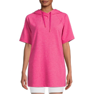 Sudadera con capucha rosa de alta calidad para mujer, venta al por mayor en línea, chándal largo para niñas, diseño elegante - Product Image 2