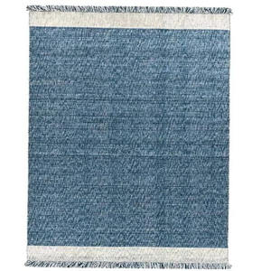Venta caliente de fábrica de puntos de venta plegable de algodón Dhurrie alfombra de tejido plano suave alfombra hecha a mano para hogares urbanos pequeños conjuntos de alfombras - Product Image 6