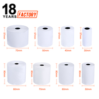 Zeilen 57*40 65G 57 12 57X25 57Mm X 55Mm 57X40Mm Coreless Pos Thermische Bon Papierrol 57*40Mm Voor Casher 57