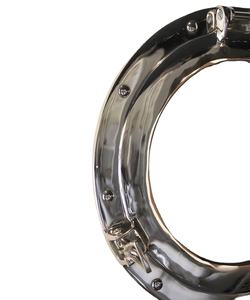 Miroir en laiton antique à 12 hublots pour décoration murale de cabine et de bureau nautique Fournitures marines au prix - Product Image 4