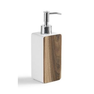 Modern Premium Wooden Dispense <b>Bathroom</b> Set White Modern <b>Bathroom</b> Decor Items - Product Image 4