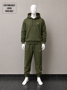 Ensemble 2 pièces personnalisé en molleton épais 350GSM 400GSM 450GSM unisexe, sweat à capuche et pantalon oversize pour homme - Product Image 3