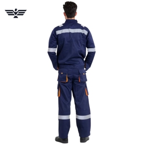 Overol de Trabajo Industrial Reflectante con Múltiples Bolsillos de Algodón para Hombre EMPIRE TREND WEARS, Overol Protector para Mecánico, Cómodo y Sedoso - Product Image 2