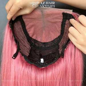 Rose AZ22 Couleur Bob Perruque Os Droite Perruques de Cheveux Humains Vietnamien Cheveux Bruts 12A Grade Pleine Cuticule Aligné Prix de Gros - Product Image 3