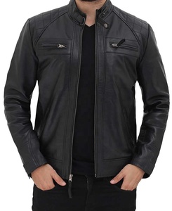 Low Price Men Leather <b>Jacket</b> Plus Size Casual Wear Fashion Genuine Leather <b>Jacket</b> Made in Pakistan For Online Sale - Product Image 1