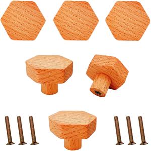 Boutons de porte en pierre hexagonale, bouton de porte hautement poli, couleur et taille personnalisées, fabriqué en Inde - Product Image 1