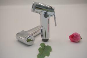 OEM Modern Design ABS Plastic Shattaf in Silver Chrome/Nickel Finish Handheld <b>Bidet</b> Spray Bathroom <b>Faucet</b> Accessory - Product Image 6