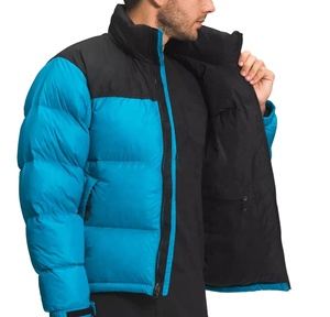 Heavy <b>Weight</b> Blank Long <b>Stand</b> Collar Hooded Bomber Jacket Made 100% Organic Polyester for Adults in Low Prices Front - Product Image 4