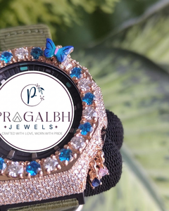 นาฬิกาเพชรแบบกำหนดเอง Pragalbh Jewels นาฬิกาโมอิสซาไนต์แบบฝังเพชร นาฬิกาฮิปฮอปสุดหรู ตัวเรือนสแตนเลส - Product Image 5