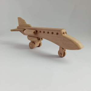 Centro de mesa decorativo con diseño de avión de madera, pieza única de exhibición de aeronaves para la mesa de la sala de estar. - Product Image 4