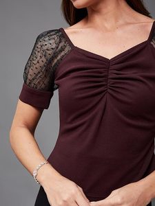 Women Western Wear Minimal Style <b>Top</b> Casual Stylish Shirt Modern Fashion - Product Image 2