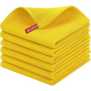 Panni per Pulizia in Cotone 100% a Nido d'Ape per Cucina, Strofinacci di Alta Qualità - Product Image 1