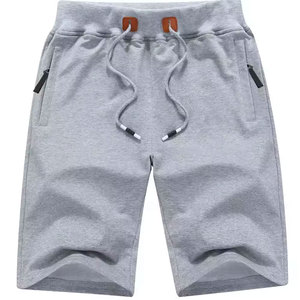 Men's High Quality 100% Cotton <b>Athletic</b> Shorts Custom Logo Front Quick Dry Drawstring Closure Private Label Knitted Latest Wear - Product Image 1
