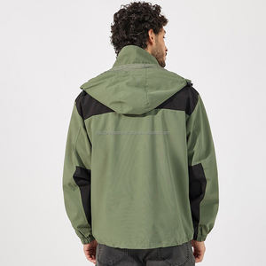 Nardon Apparel 2025 Venta caliente Logotipo personalizado Fábrica Mejor rompevientos para correr Playa Rompevientos para hombres - Product Image 2