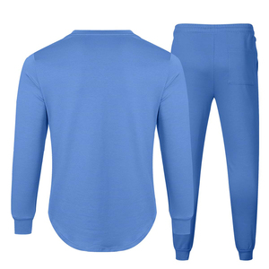 Conjunto de sudaderas a juego de último diseño para mujer, con logo personalizado, para entrenamiento y fitness, de talla grande, color verde, para hombre. - Product Image 5