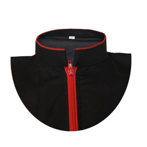 <b>Men's</b> <b>Black</b> Sleeveless <b>Vest</b> Red Zipper Front Pockets Stand Collar Casual Winter Outerwear Breathable Eco-Friendly Quick Dry - Product Image 3