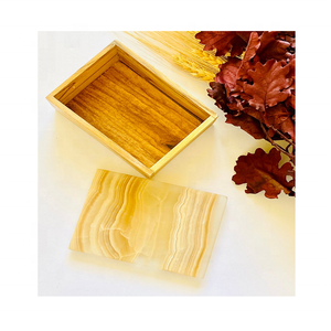 Caja de joyería de ónix rosa claro, el mejor precio, hecho en Pakistán - Product Image 2