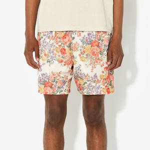 Shorts d'été pour hommes en toile de haute qualité personnalisée de 120 grammes, double couche, respirants, séchage rapide, fermeture à cordon - Product Image 5