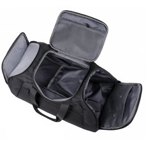 Cheap Price Unisex Nylon <b>Backpack</b> 30-40L Zipper Closure Adjustable <b>Strap</b> Durable Casual Solid Black Design Travel Bag - Product Image 6