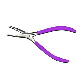 Alicates profesionales para extensiones de cabello, para aplicación y extracción de microanillos y cuentas, herramienta de salón duradera con agarre cómodo - Product Image 4
