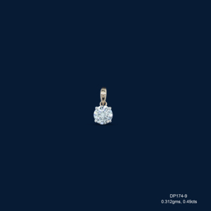 Anillo de Compromiso y Boda para Mujer en Oro Rosa de 14K con Diamante Cultivado en Laboratorio de 0.49 Ct, Corte Redondo, Color E, Claridad VVS-VS, Joyería de Lujo - Product Image 4