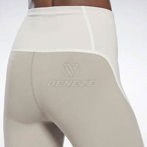 Leggings pour femmes à taille élastique, prix d'usine, logo personnalisé, impression personnalisée, leggings de yoga pour femmes en vente en ligne - Product Image 4