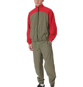 Conjunto Deportivo de Dos Piezas para Hombre, Estilo Vintage, Chaqueta Cortavientos con Cremallera, Talla Grande - Product Image 5