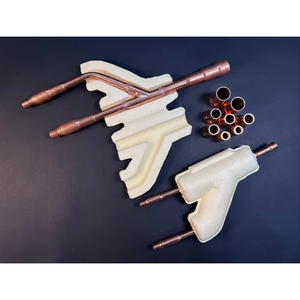 VRF Refnet Joint Copper Branch Pipe Connector for Air Conditioner Refrigeration HVAC Installation Fitting <b>Kit</b> Parts - Product Image 1