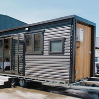 Casa Contenedor Moderna con Estructura de Acero, Casa Móvil Modular Prefabricada, ENVÍO GRATUITO A TODOS LOS PAÍSES