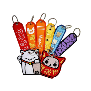 Porte-clés brodé personnalisé, cadeau personnalisé, porte-clés, autres bijoux - Product Image 4