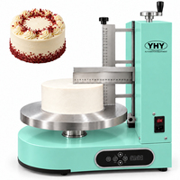 Machine à gâteaux commerciale, machine à décorer les gâteaux automatique, machine à glacer les gâteaux électrique, étaleur de crème pour fabricants de pâtisseries