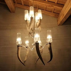 Lámpara de Pared de Diseño de Alta Gama con Forma de Cuerno, LED, Decorativa para Interiores, para Dormitorio, Sala de Estar, Villa - Product Image 1