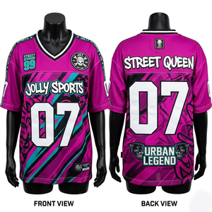 Camiseta de Fútbol Femenina Premium de Malla de Poliéster de 180 GSM, Diseño de Paneles en Rosa, Negro y Verde Azulado, Sublimación, Logotipo Personalizado - Product Image 1