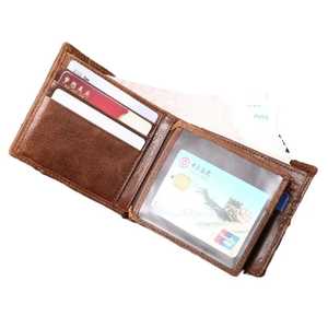 Portefeuille en cuir élégant pour hommes d'affaires, fabriqué en cuir ultra fin avec un design d'inspiration européenne et des portefeuilles fiables - Product Image 1