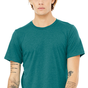 บริการ OEM คุณภาพสูง เสื้อยืดโอเวอร์ไซส์แบบเรียบสีพื้น สำหรับผู้ชาย พร้อมสกรีนโลโก้ตามสั่ง และเสื้อยืดแห้งเร็ว - Product Image 2