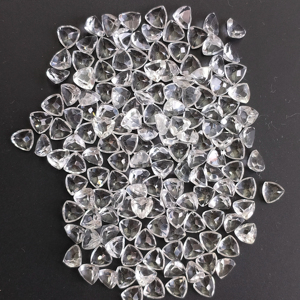 Topacio Blanco Natural de 5.5MM con Corte Trillón, Gema Suelta de la Mejor Calidad para la Fabricación de Joyas - Product Image 3