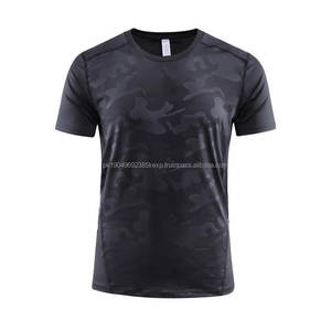 New Sports Running Casual Wear Spandex Camiseta deportiva para hombre Gimnasio Manga corta para hombre - Product Image 4