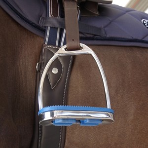Horse Stirrups Equestrian Riding Stirrups Stainless Steel Safety Anti Slip Lightweight Adjustable Wide Tread Durable Tack Horse - Product Image 4