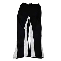 Pantalon de jogging évasé ample en coton pour homme avec logo personnalisé, taille mi-haute, décontracté, automne-hiver