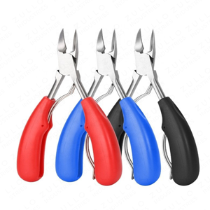 Cortauñas Profesional de Acero Inoxidable Rojo de Alta Resistencia para Uñas Gruesas, Herramienta de Pedicura con Logotipo Personalizado - Product Image 4