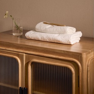 Conjunto de muebles de baño Vandana Hexa Arion de madera de acacia y vidrio - Product Image 3