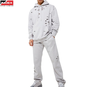 Chándal Innovador con Bordado Estilo Desgastado Hecho en EE. UU., Chándal Personalizado para Gimnasio, Producción de Alta Calidad - Product Image 1