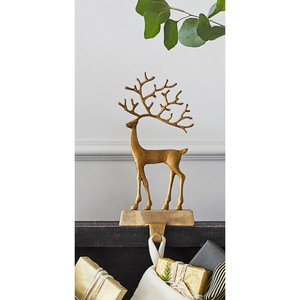 Soportes para Calcetines Navideños de Reno de Hierro Fundido Negro, Colgadores de Metal Resistentes para Calcetines de Ciervo para Chimenea, Decoración Navideña - Product Image 6