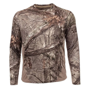 Camisas y Tops de Caza de Manga Larga, Ligeras, Transpirables, de Tela Suave, con Diseño Multibolsillos, de Poliéster y Algodón con Cuentas - Product Image 1